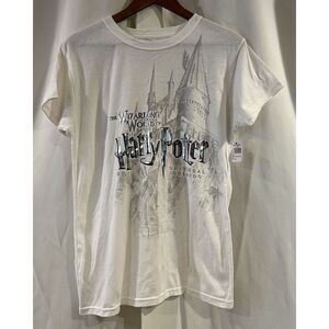 Wizarding World Of Harry Potter Universal Studios White‎ T-shirt Size XL